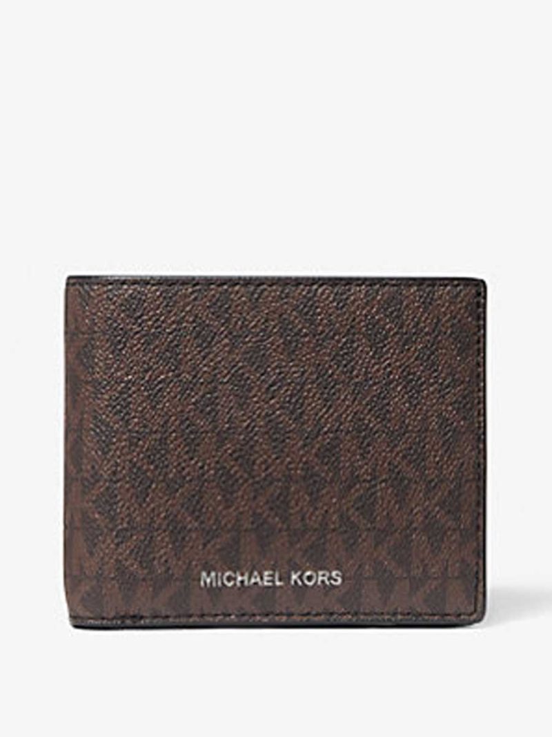 MICHAEL Michael Kors Cooper Logo Billfold Wallet With Passcase