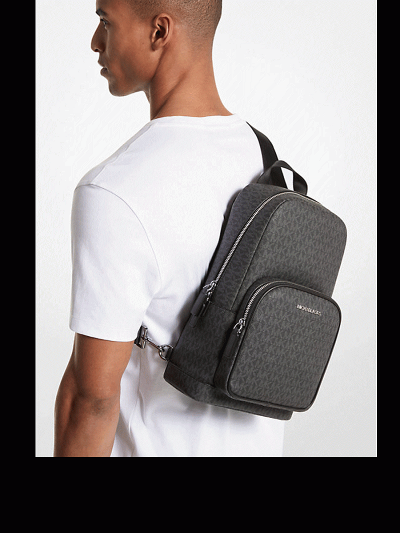 MICHAEL Michael Kors Cooper Logo Sling Pack - Image 4
