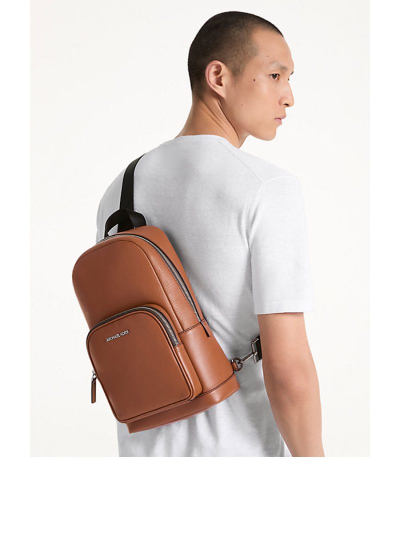 MICHAEL Michael Kors Cooper Pebbled Leather Sling Pack - Image 4