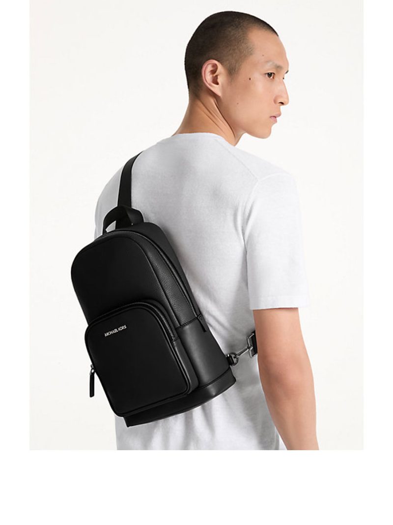 MICHAEL Michael Kors Cooper Pebbled Leather Sling Pack - Image 4