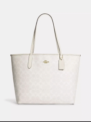 COACH City Tote In Signature Canvas (AS IS)
