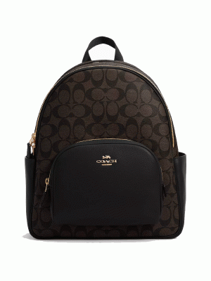 COACH Court Backpack In Signature Canvas