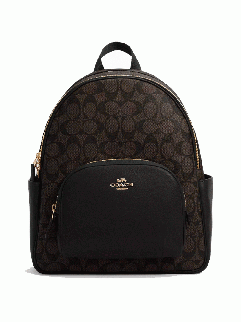 COACH Court Backpack In Signature Canvas