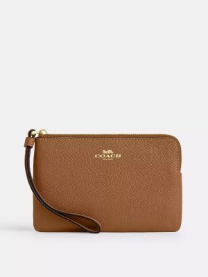 COACH Corner Zip Wristlet