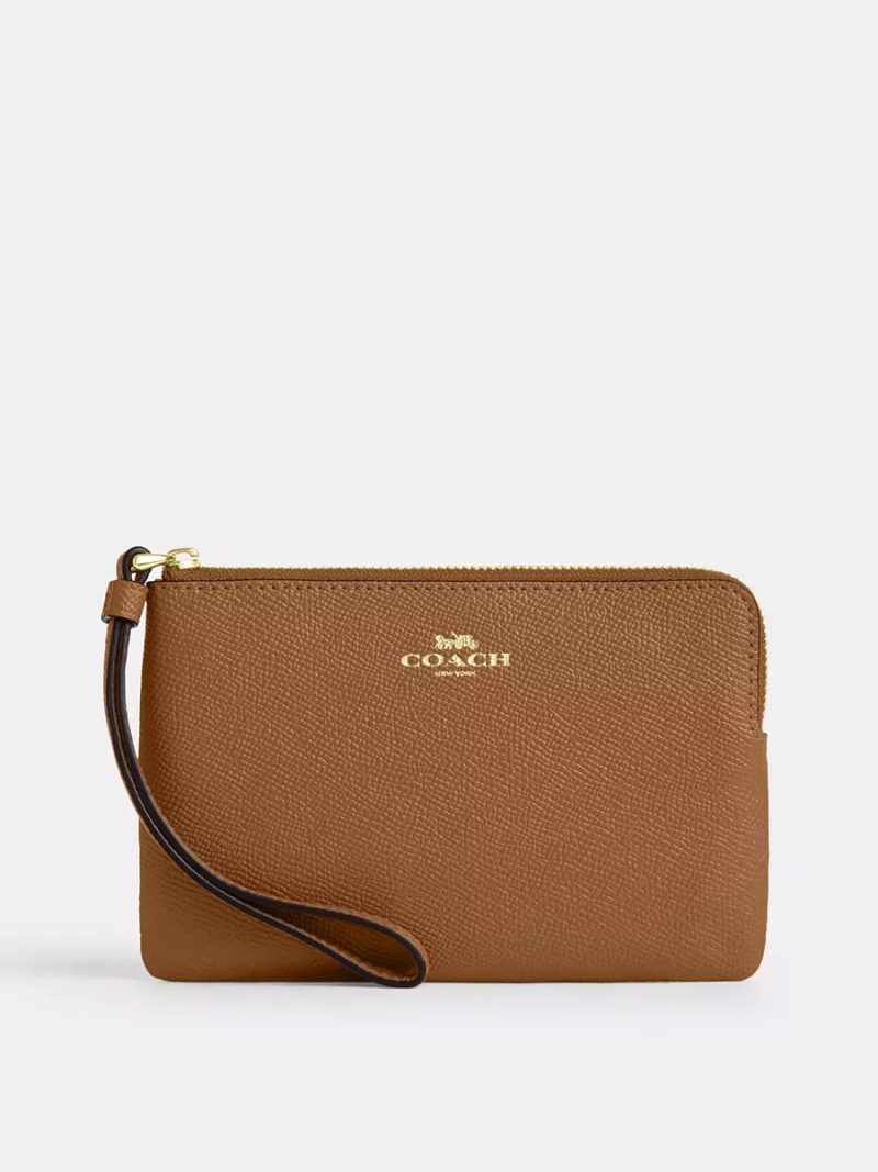 COACH Corner Zip Wristlet