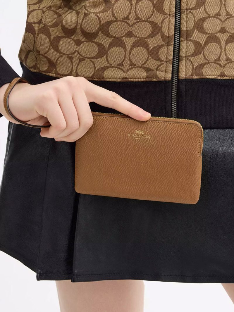 COACH Corner Zip Wristlet - Image 3