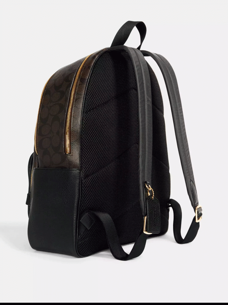 COACH Large Court Backpack In Signature Canvas - Image 4