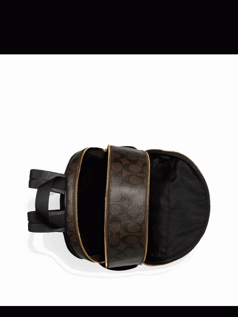 COACH Large Court Backpack In Signature Canvas - Image 2
