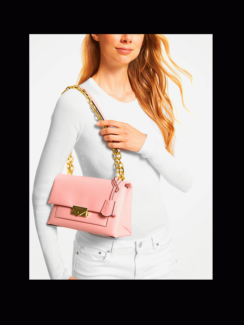 MICHAEL Michael Kors Cece Medium Faux Leather Shoulder Bag - Image 4