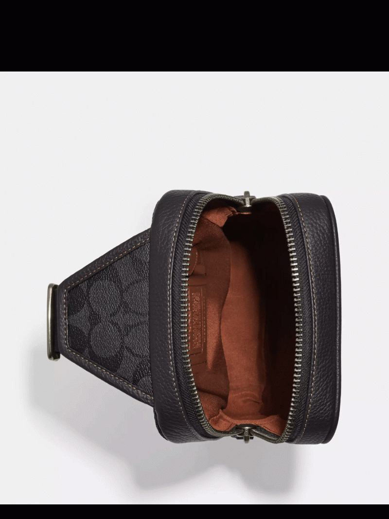 COACH Sullivan Pack In Blocked Signature Canvas - Image 2