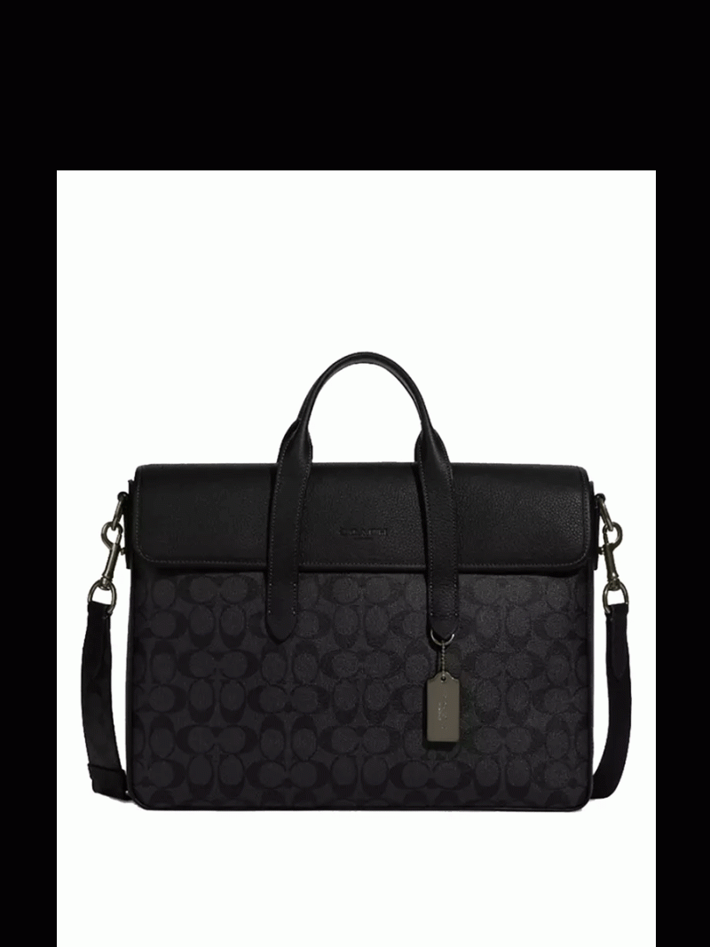 COACH Sullivan Portfolio Brief In Signature Canvas