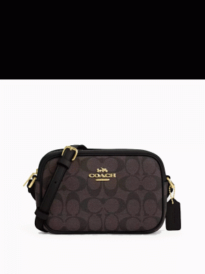 COACH Mini Jamie Camera Bag In Signature Canvas