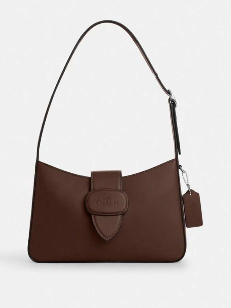 COACH Eliza Shoulder Bag With Zipper Closure
