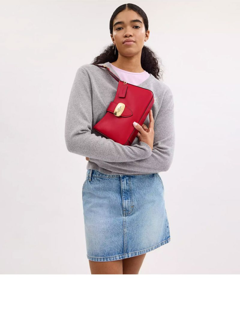 COACH Eliza Shoulder Bag With Zipper Closure - Image 4