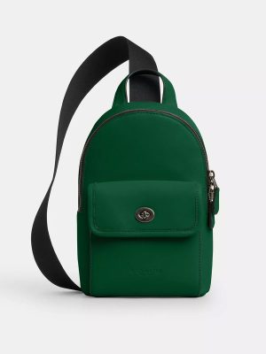 COACH Small Turnlock Sling Pack In Signature Canvas