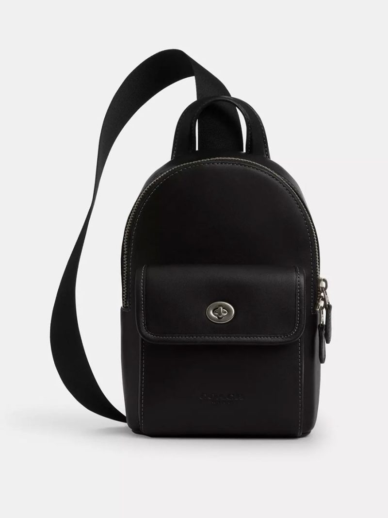 COACH Small Turnlock Sling Pack In Signature Canvas