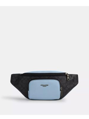 COACH Racer Belt Bag In Colorblock Signature Canvas