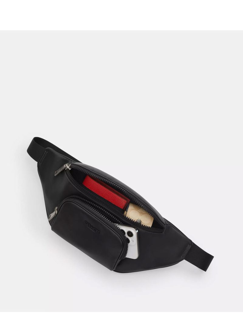 COACH Racer Belt Bag In Colorblock Signature Canvas - Image 2