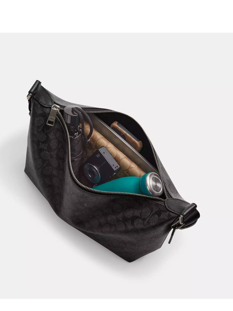 COACH Finn Crossbody Bag In Signature Denim - Image 2