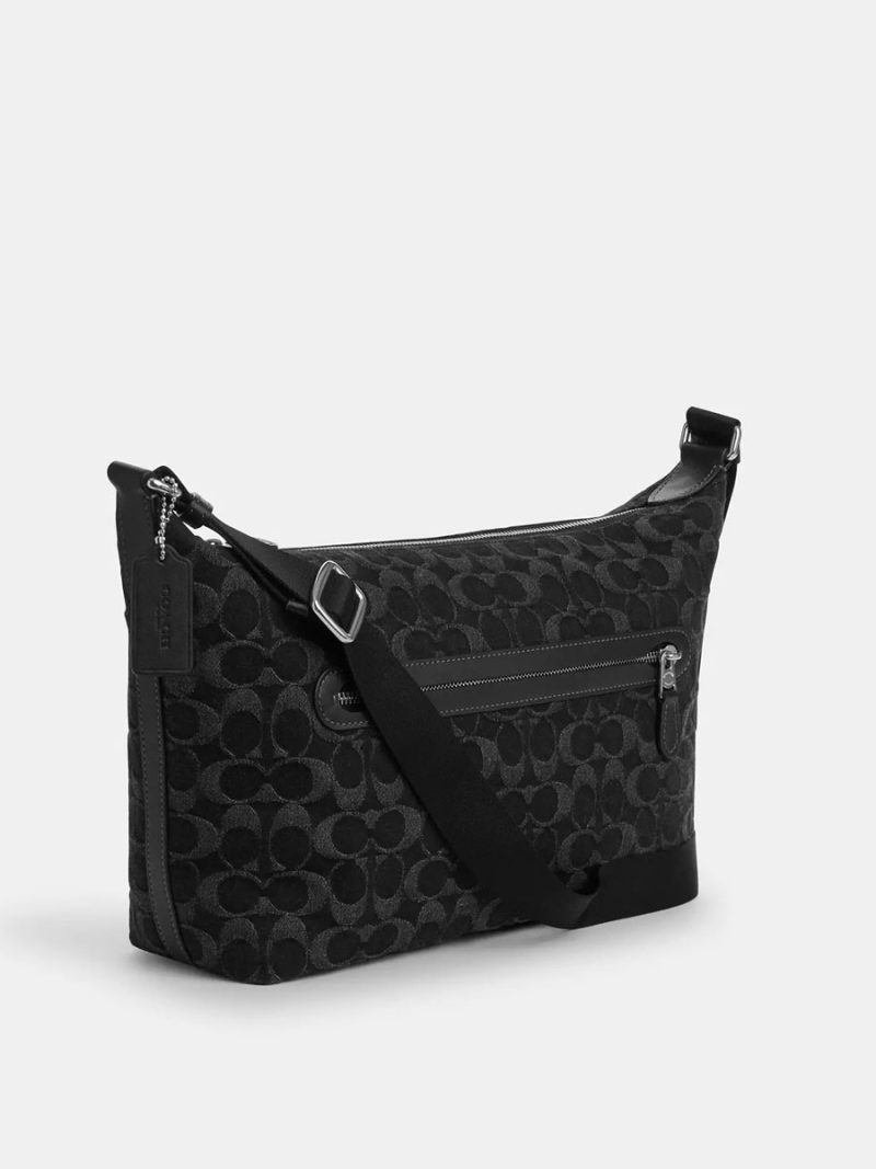 COACH Finn Crossbody Bag In Signature Denim - Image 4