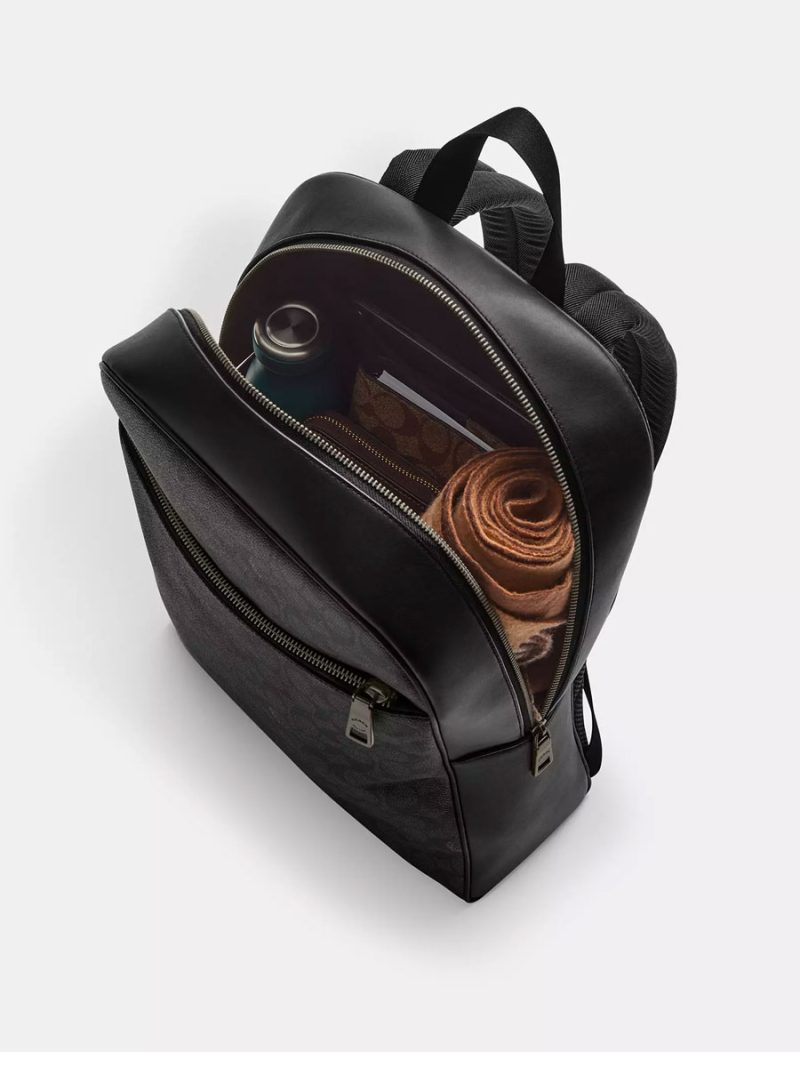 COACH Owen Backpack In Signature Canvas - Image 2