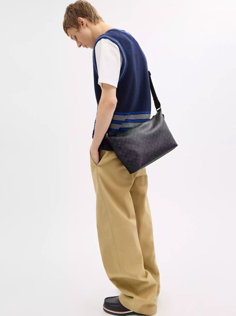 COACH Finn Crossbody Bag In Signature Canvas - Image 5