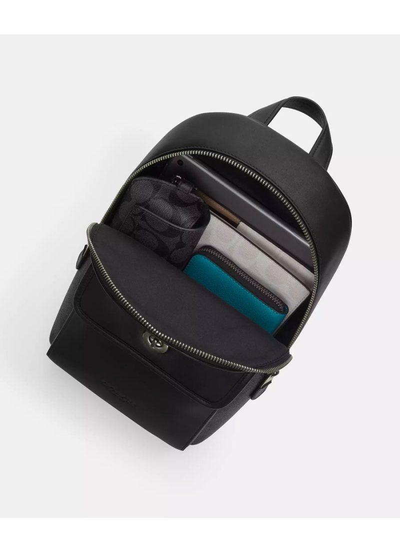 COACH Turnlock Sling Pack In Signature Canvas - Image 2