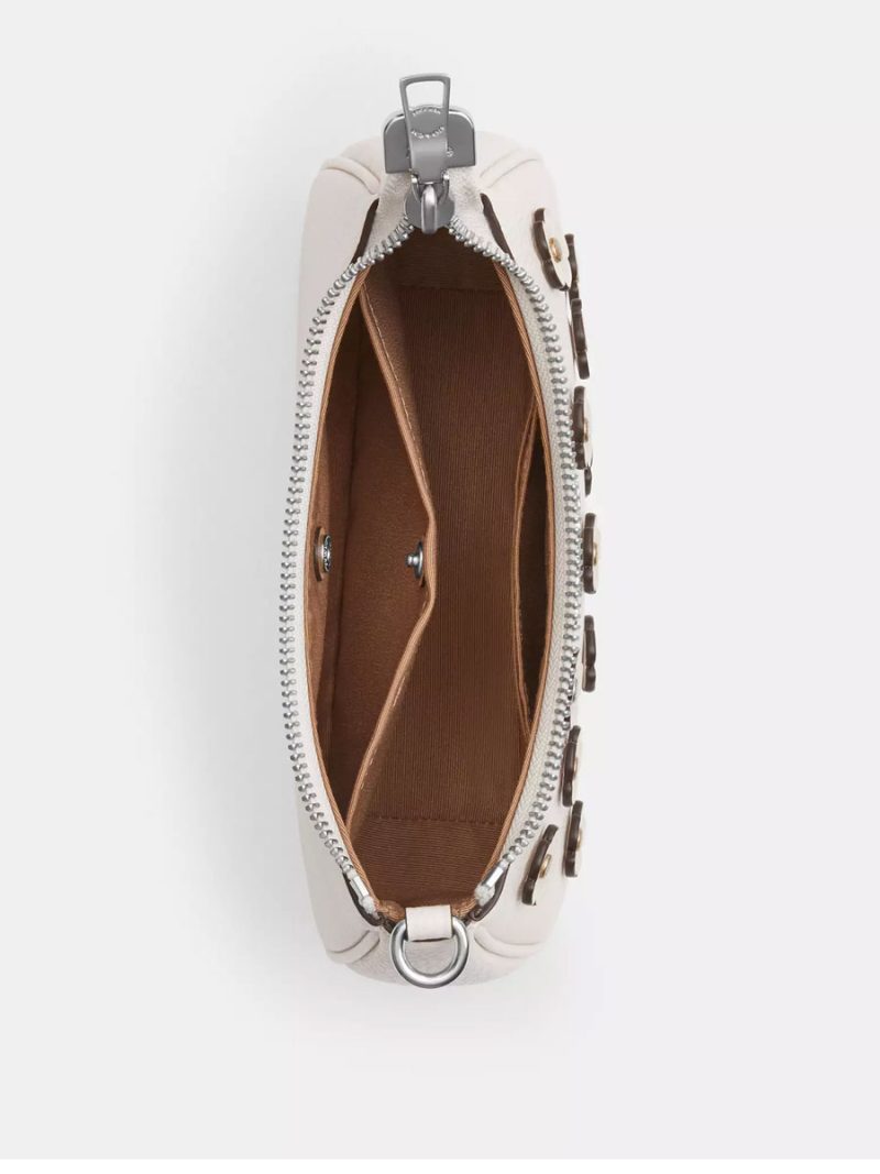 COACH Teri Mini Crossbody Bag With Floral Applique - Image 3