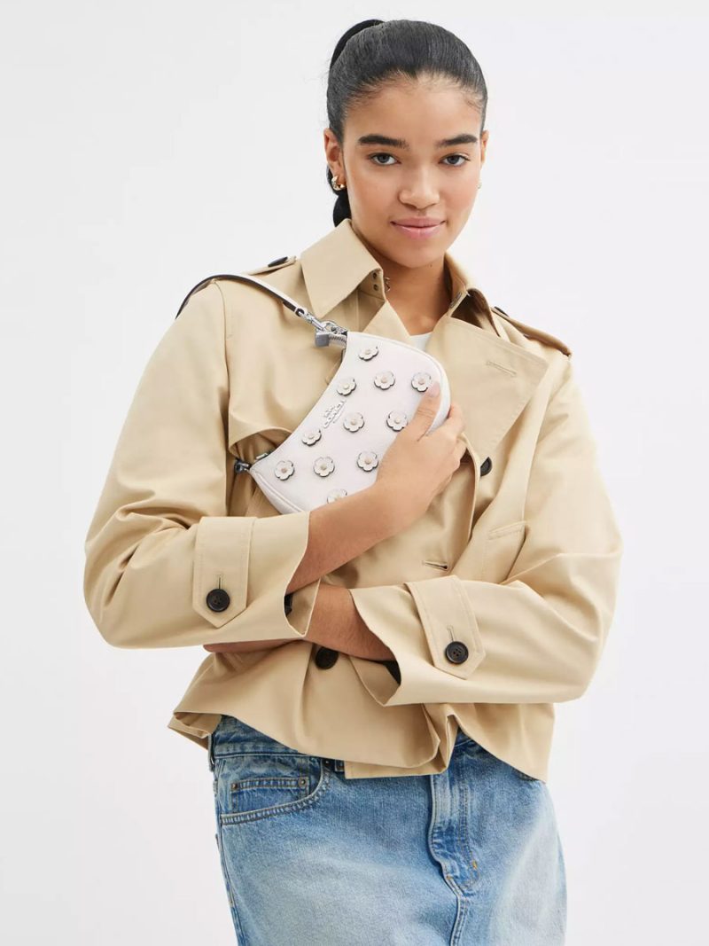 COACH Teri Mini Crossbody Bag With Floral Applique - Image 6