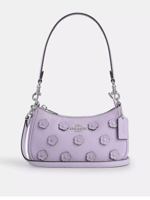 COACH Teri Mini Crossbody Bag With Floral Applique