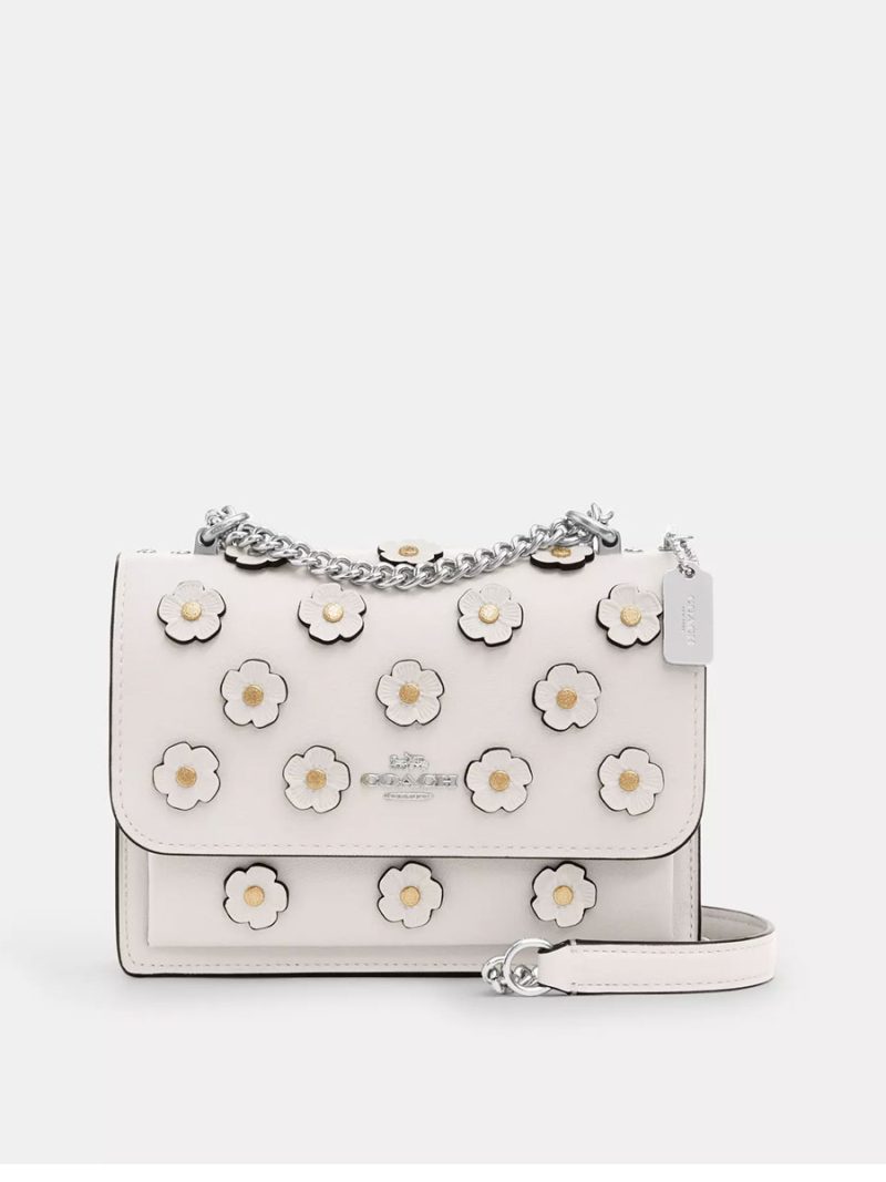 COACH Mini Klare Crossbody Bag With Floral Applique