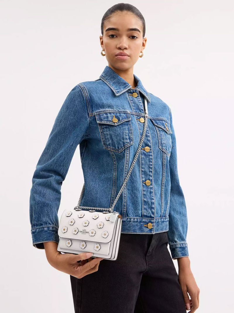 COACH Mini Klare Crossbody Bag With Floral Applique - Image 5