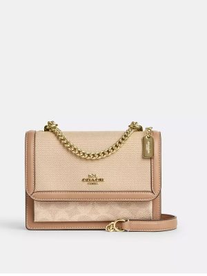 COACH Mini Klare Crossbody Bag In Colorblock Signature Canvas
