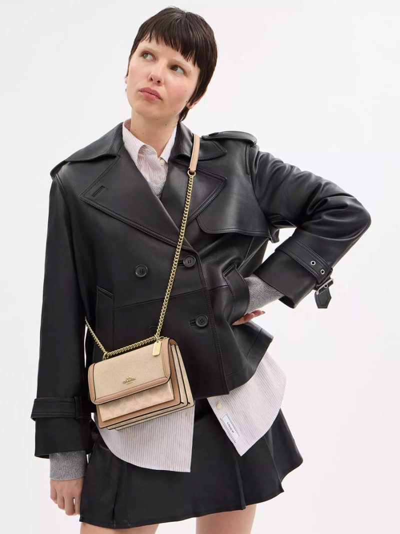 COACH Mini Klare Crossbody Bag In Colorblock Signature Canvas - Image 5