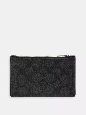 COACH Zip Card Case In Colorblock Signature Canvas