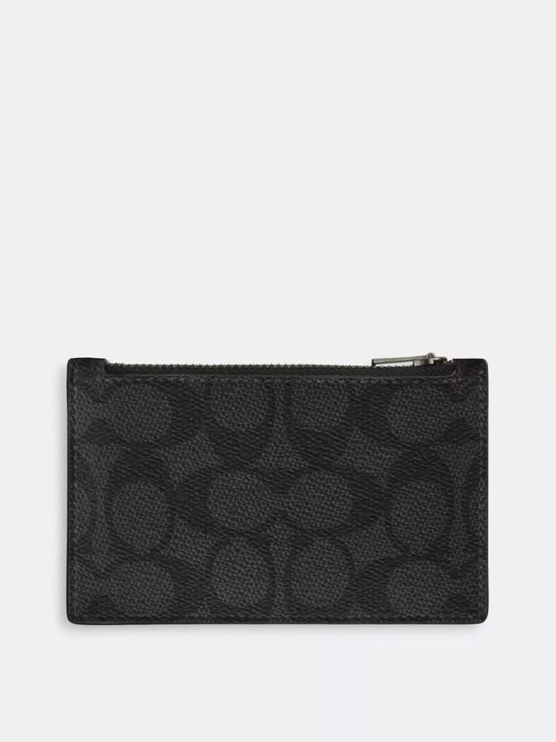 COACH Zip Card Case In Colorblock Signature Canvas