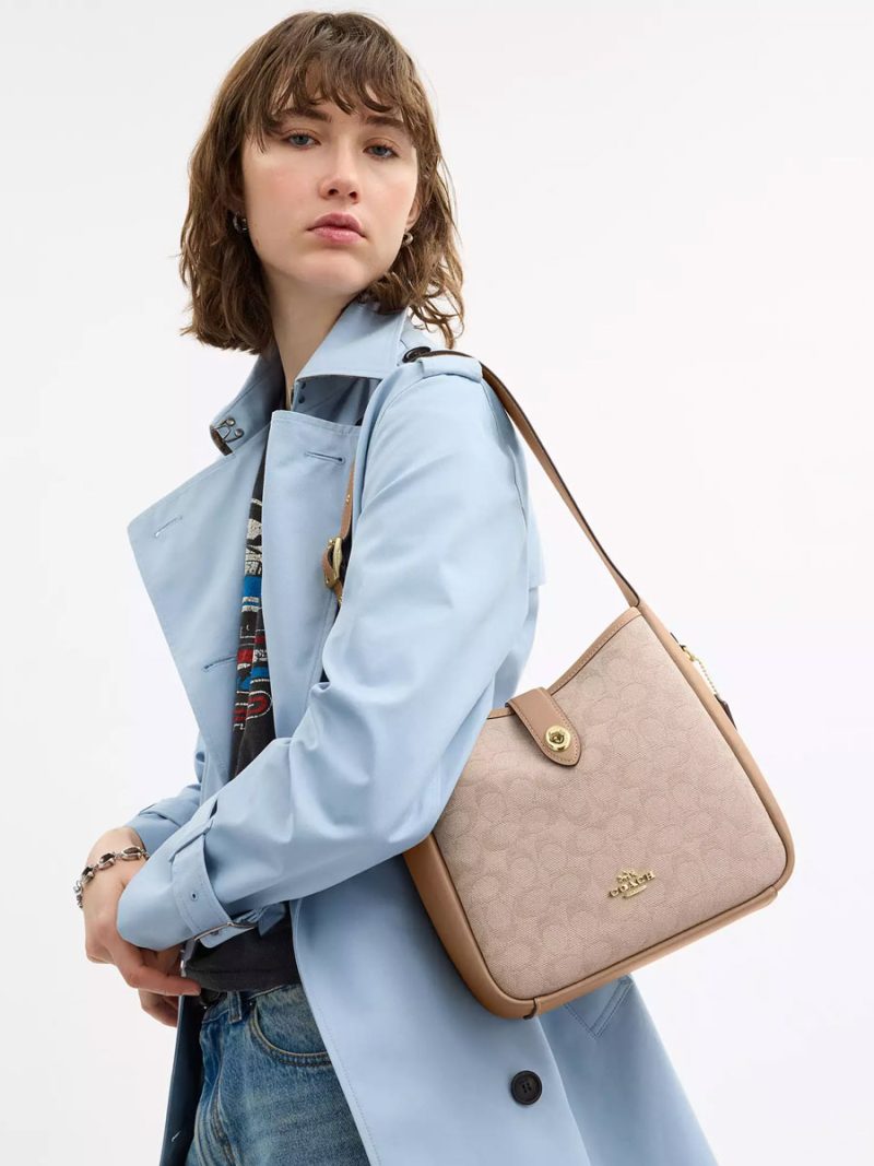 COACH Hadley Convertible Crossbody Bag With Signature Canvas - Image 4