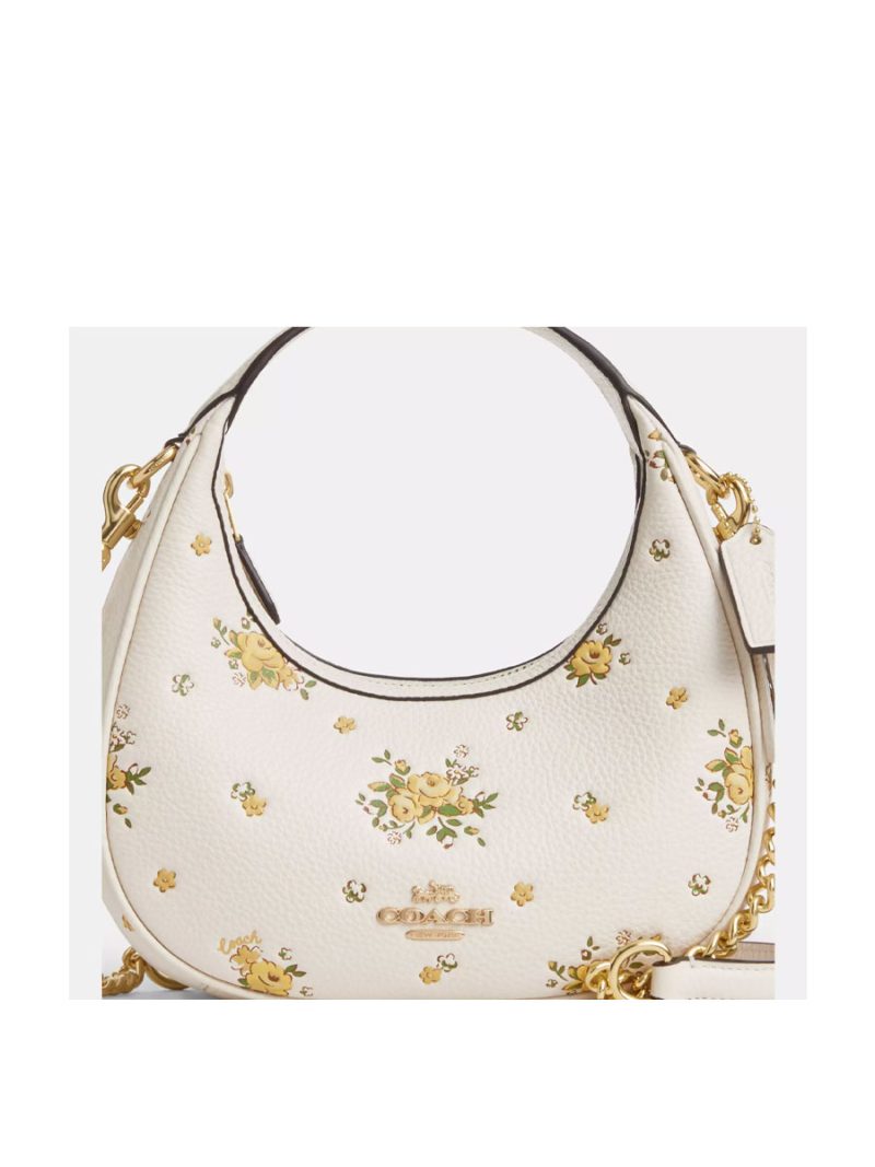 COACH Carmen Mini Crossbody Bag With Floral Print - Image 4