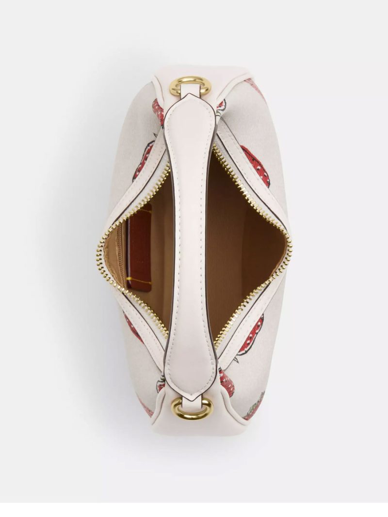 COACH Carmen Mini Crossbody Bag With Strawberry Print - Image 3