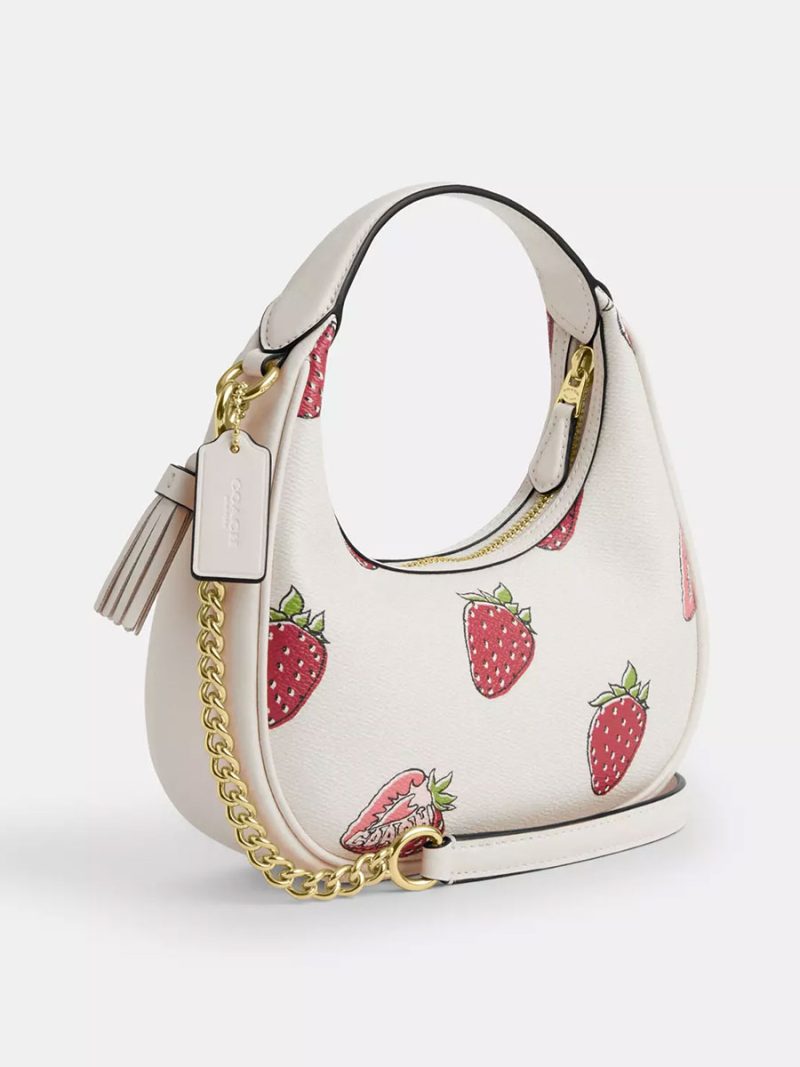 COACH Carmen Mini Crossbody Bag With Strawberry Print - Image 4