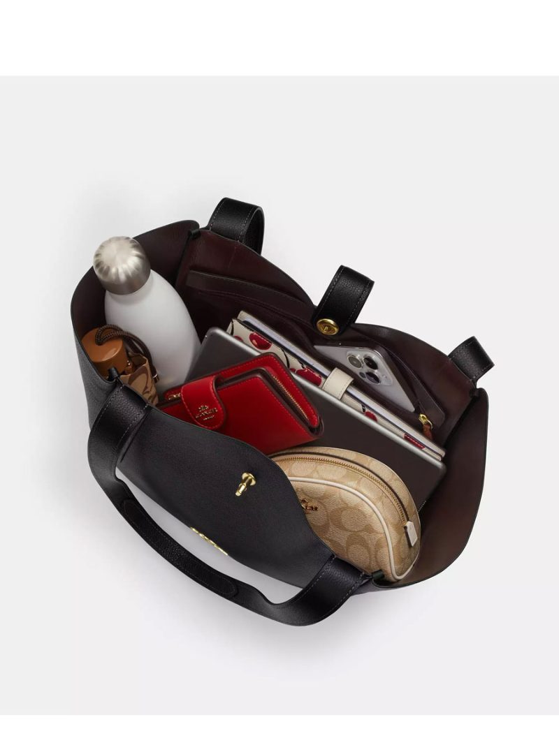 COACH Hadley Turnlock Tote Bag - Image 2