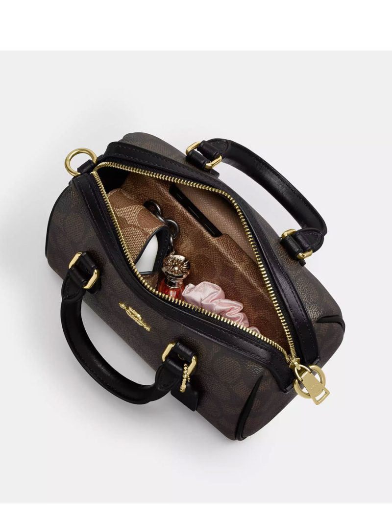COACH Mini Rowan Crossbody Bag With Lemon Print - Image 2