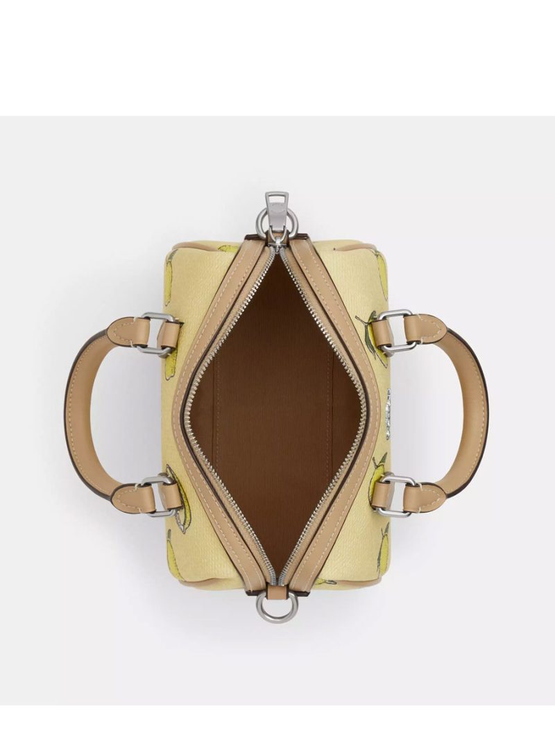 COACH Mini Rowan Crossbody Bag With Lemon Print - Image 3