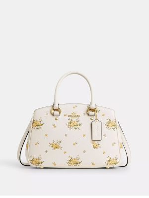 COACH Savannah Small Carryall Bag With Floral Print