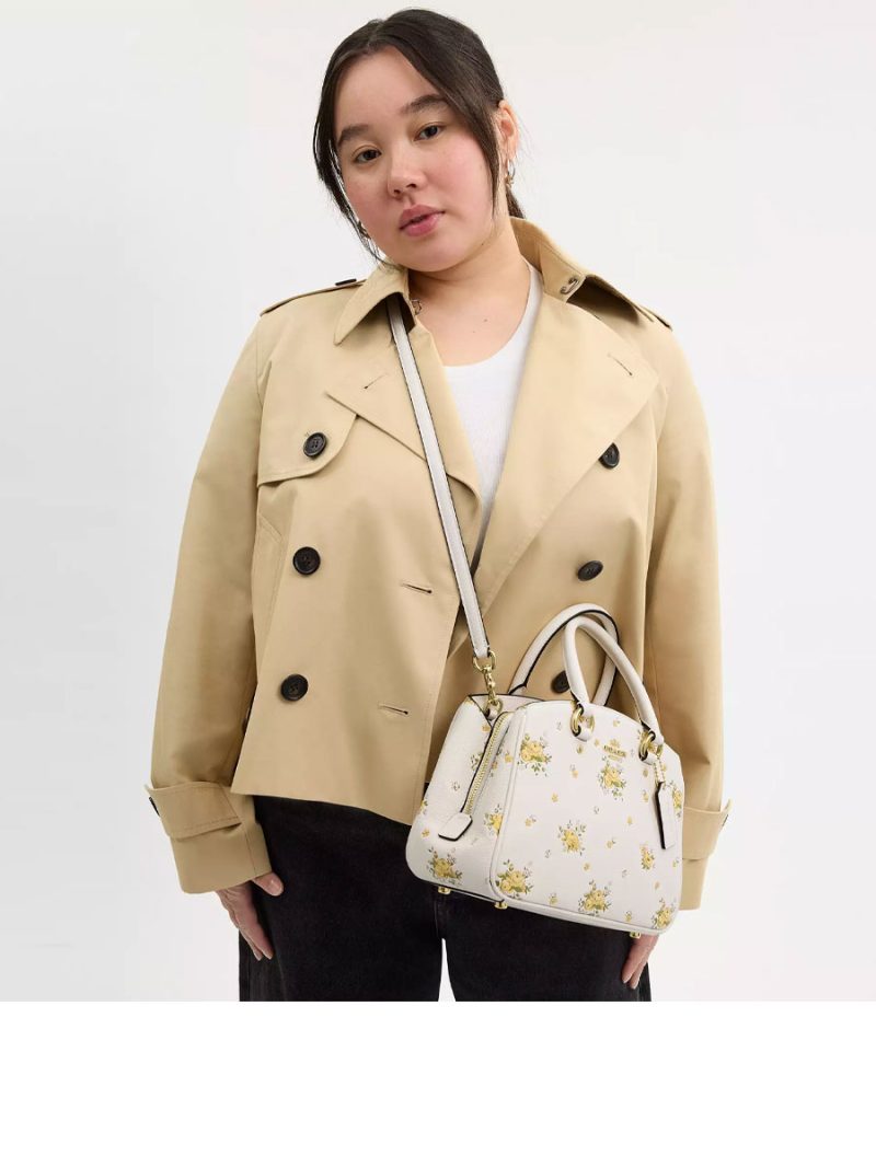COACH Savannah Small Carryall Bag With Floral Print - Image 8