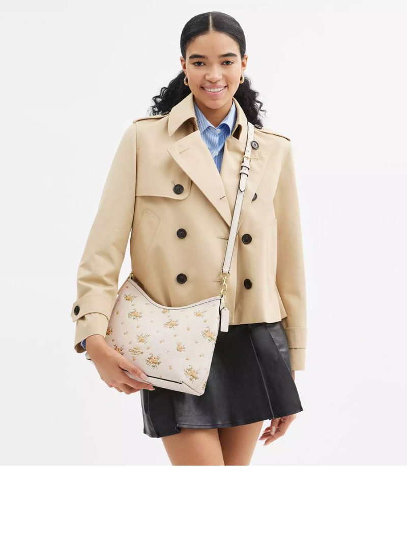 COACH Laurel Shoulder Bag With Floral Print - Image 6