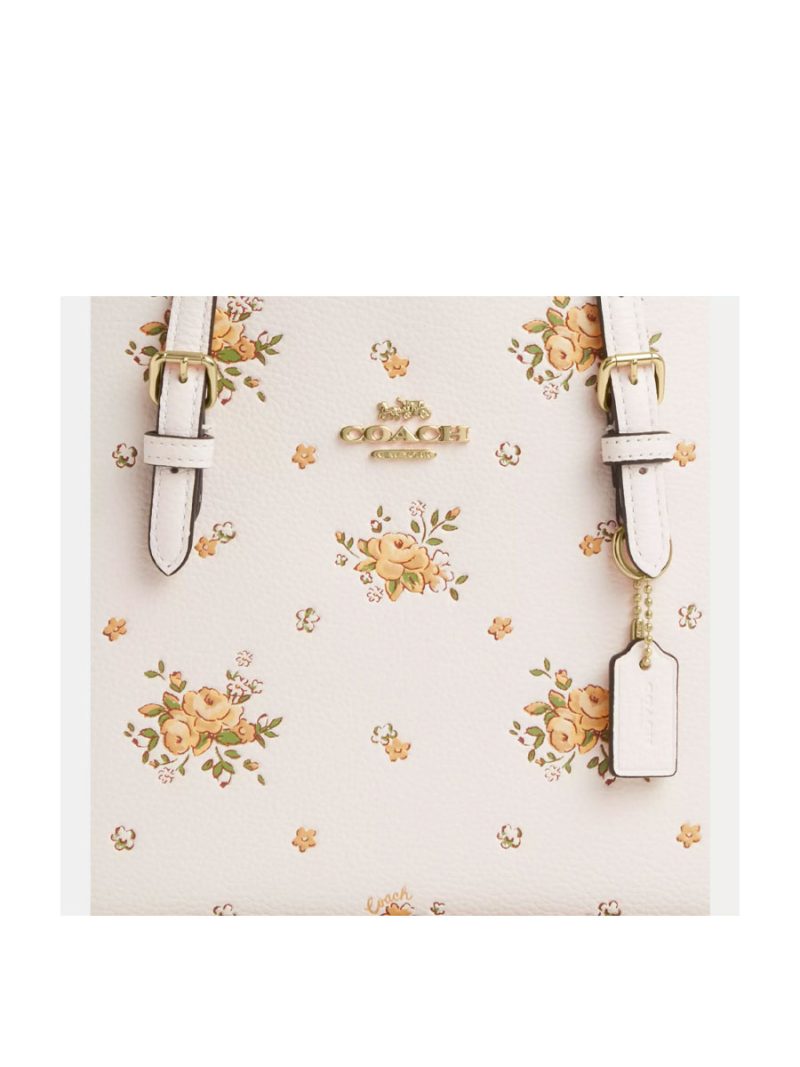 COACH Mollie Tote Bag 25 With Floral Print - Image 4