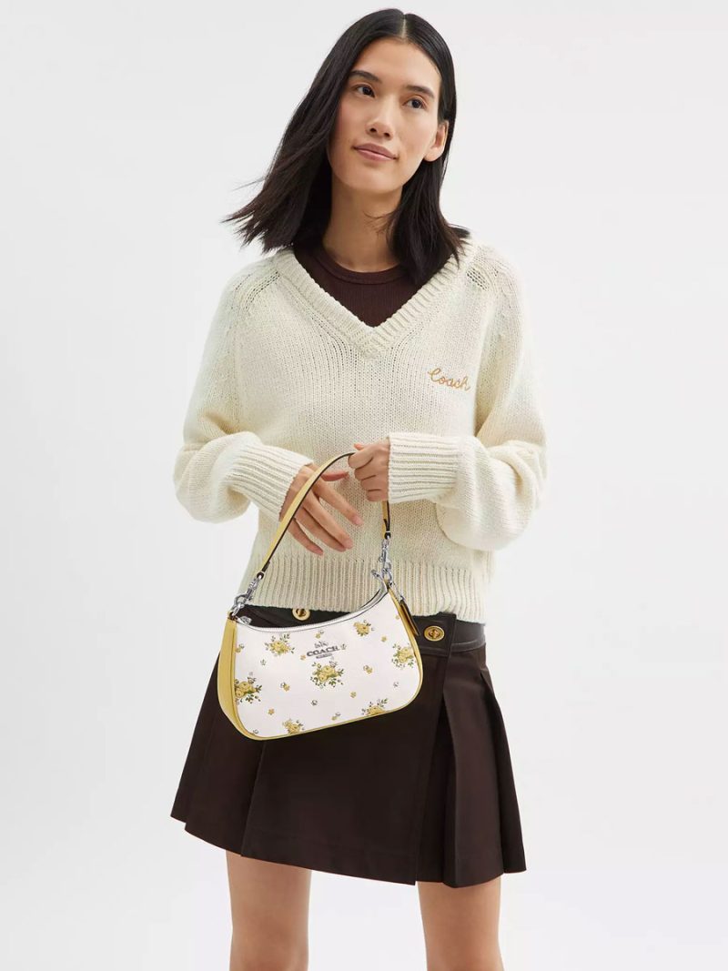 COACH Teri Shoulder Bag With Floral Print - Image 6