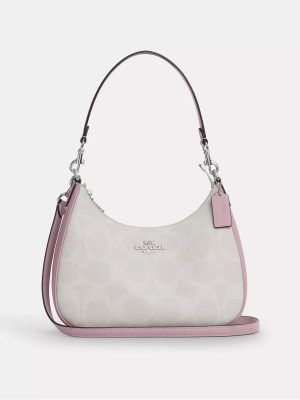 COACH Teri Hobo Bag In Signature Canvas