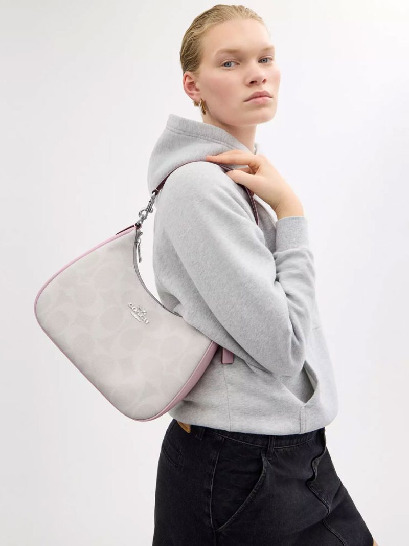 COACH Teri Hobo Bag In Signature Canvas - Image 6